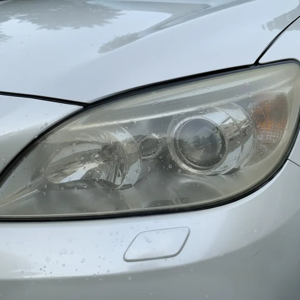 Volvo - Renovácia svetlometov - pred